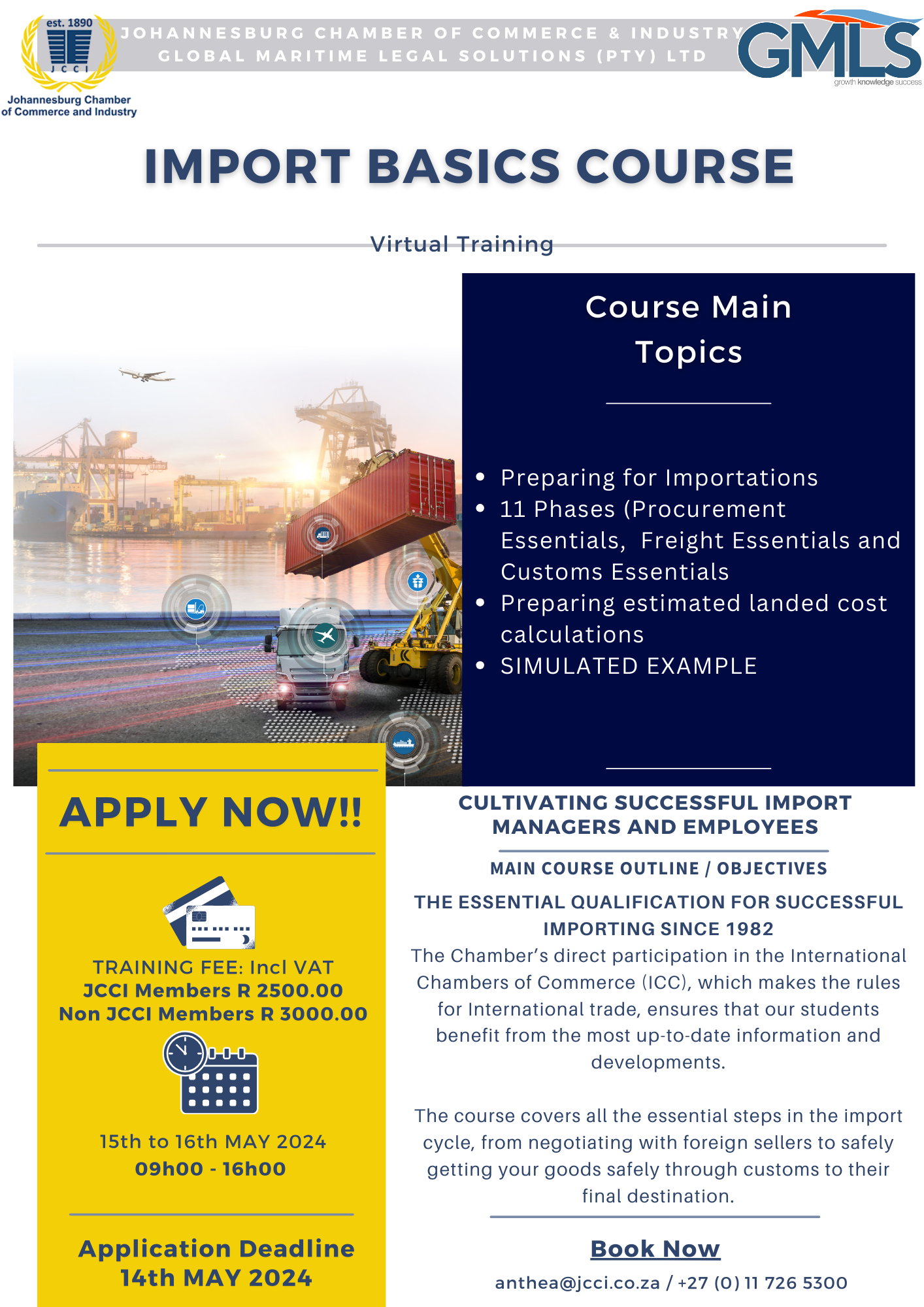 IMPORT BASICS COURSE - 15th to 16th MAY 2024